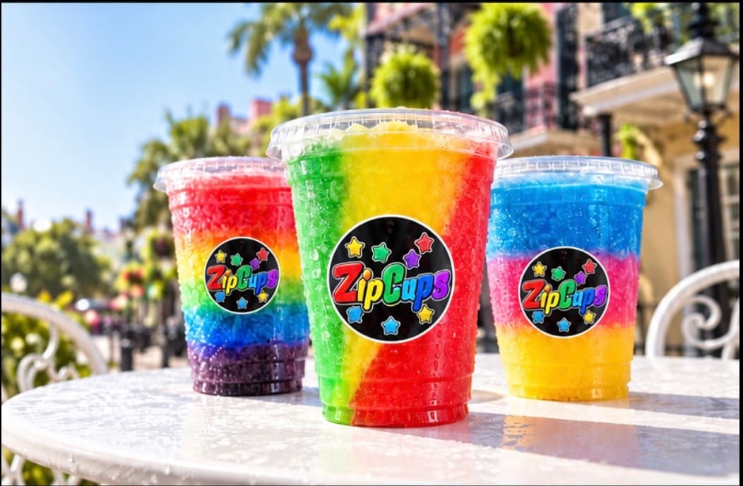 Three multi-flavored ZipCups showcasing specialty flavor combinations